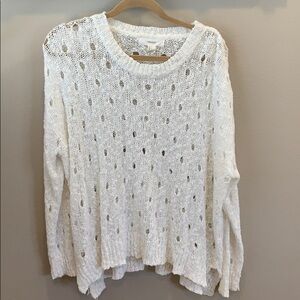 Cream sweater